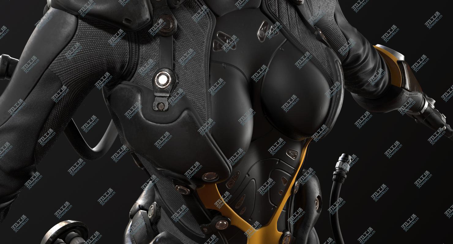 images/goods_img/2021040234/Sci-fi Cyborg Pilot 3D model/2.jpg